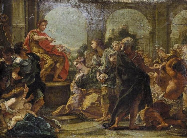Giovanni Battista Gaulli Called Baccicio Continence of Scipio china oil painting image